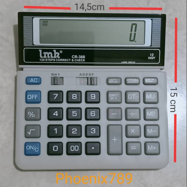 

Kalkulator # Calculator 12 Digit 120Step CR-388 LMK