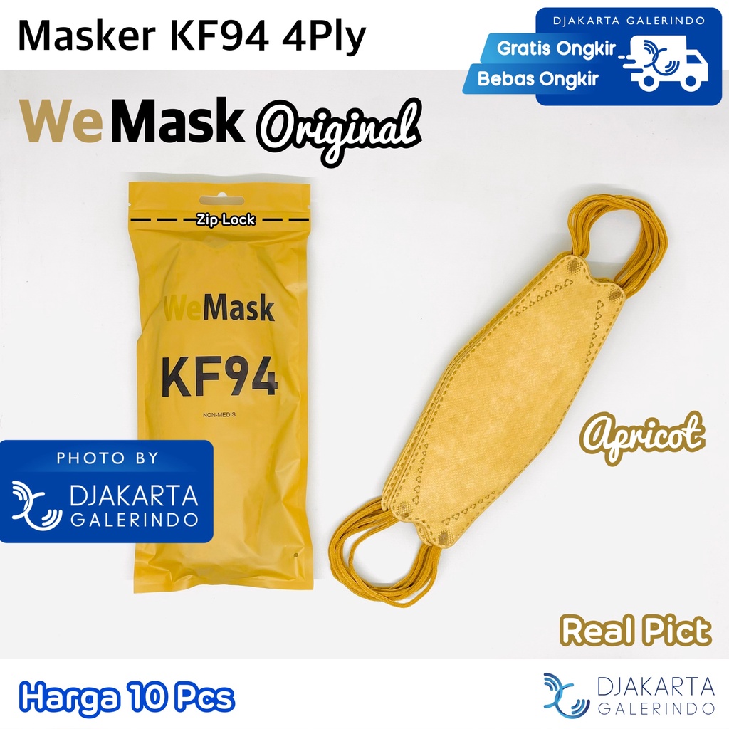 Masker KF94 Mix Warna korea 4ply / 5Ply isi 10 Pcs