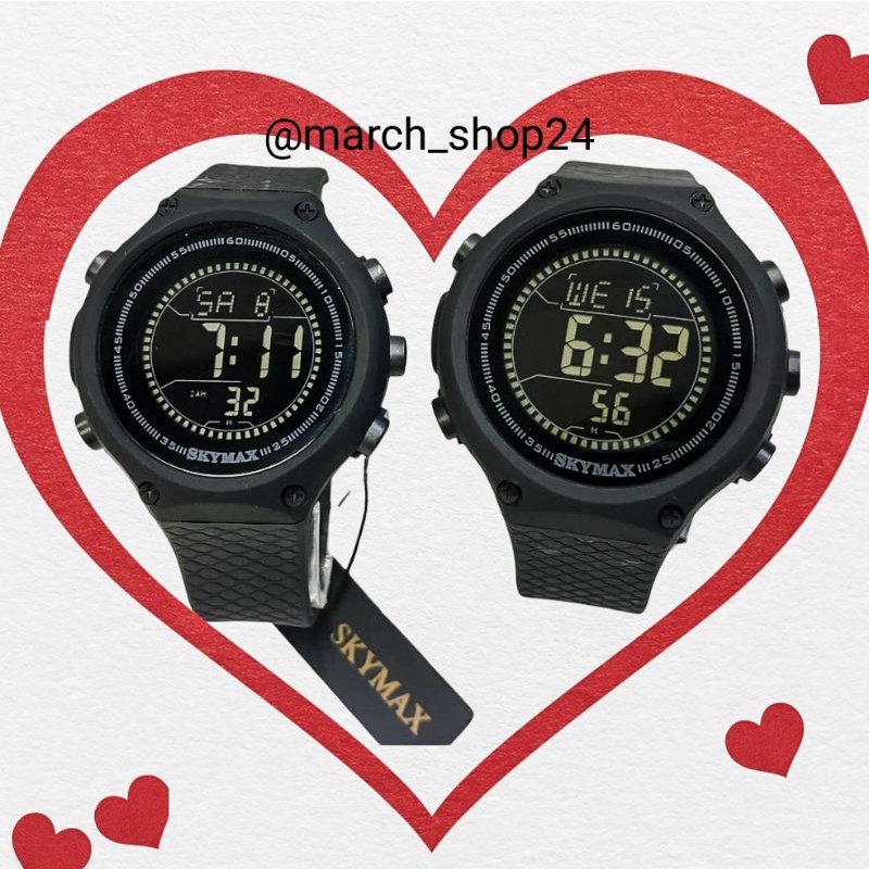 Jam Tangan SKYMAX Pria Wanita Anti Air Original