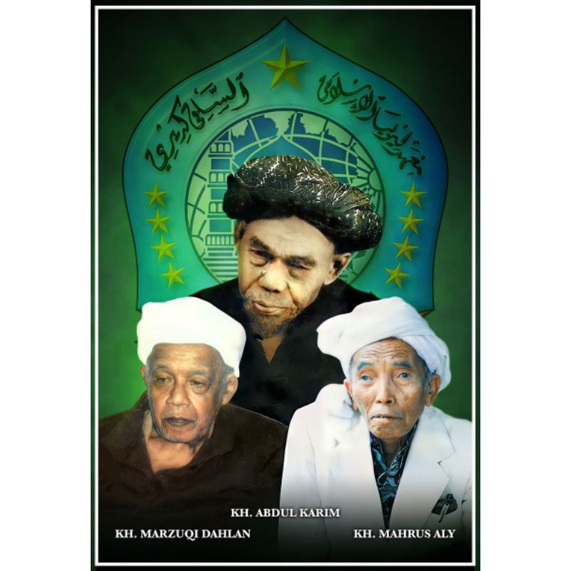 POSTER MUASSIS MASYAYIKH LIRBOYO UKURAN 32*47CM BAHAN ARTPAPER 310GRAM