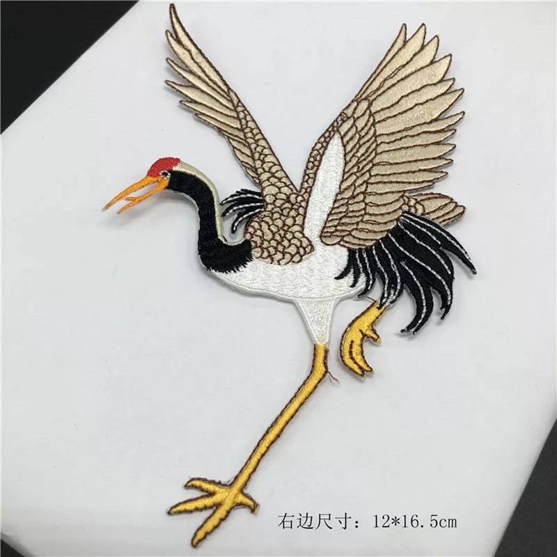 Patch Bordir Iron Phoenix, 2pcs/1pairs Patch Bird Iron on Patches