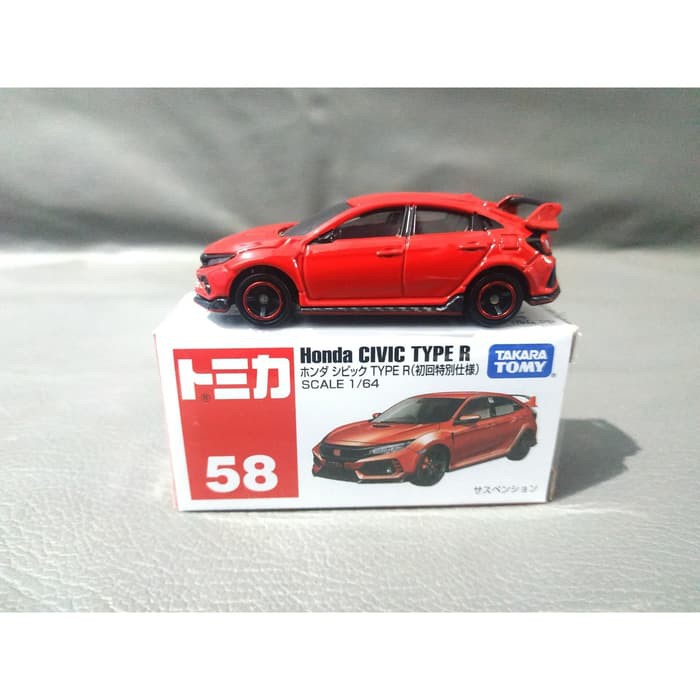 Tomica 58 Honda Civic Type R Red