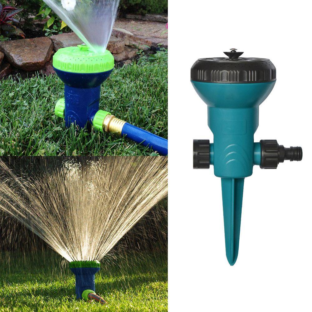 Solighter Sprinkler Taman Perlengkapan Berkebun 360putar Selang Cakupan Area Besar Rumput