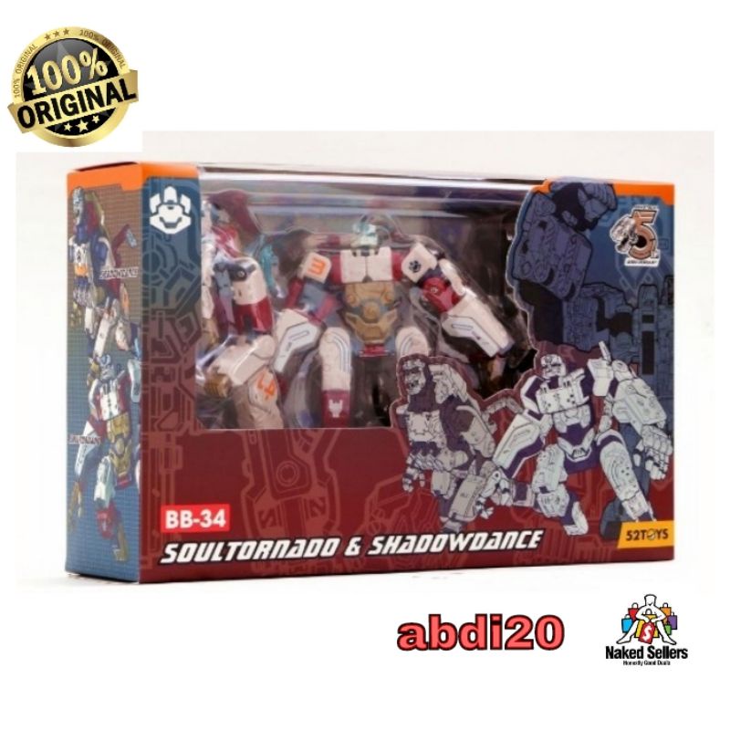 52Toys BeastBOX BB-34 Soultornado & Shadowdance