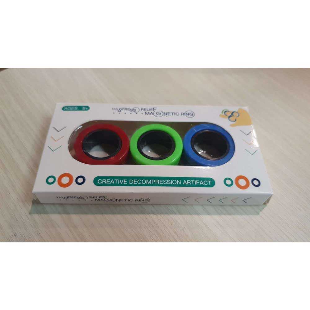 TG-MA Lyshare Mainan Anak Magnetic Fidget Spinner Ring Children Toy - 77894