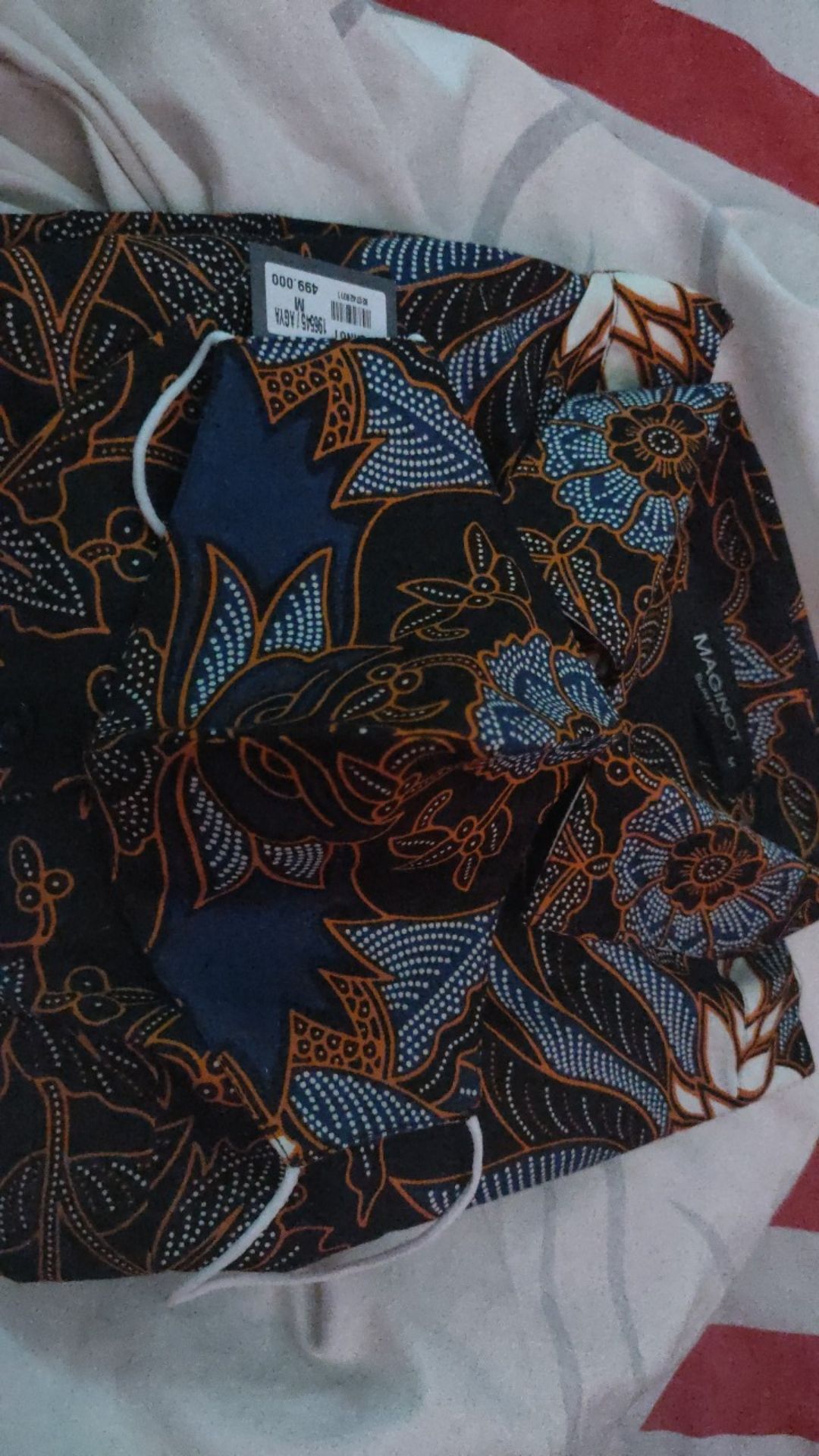Maginot Kemeja Batik 2.0 Agya-ls Lengan Panjang Pria + Free Masker