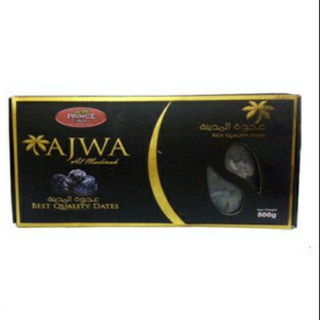 

Kurma ajwa prince dates 500gr ajwa madinah