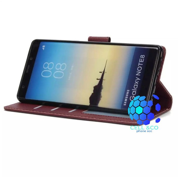 Flip cover SAMSUNG NOTE 8 Flip case buka tutup kesing hp casing flip case leather wallet