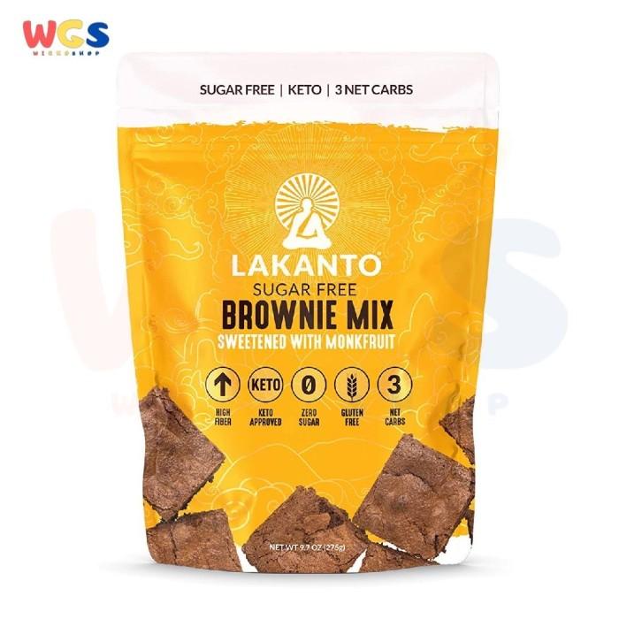 

Okshop | Lakanto Brownie Mix Sweetened With Monkfruit Sugar Free Keto 275G