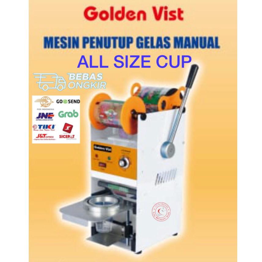 Jual Original Mesin Cup Sealer Semua Ukuran Cup Indonesia