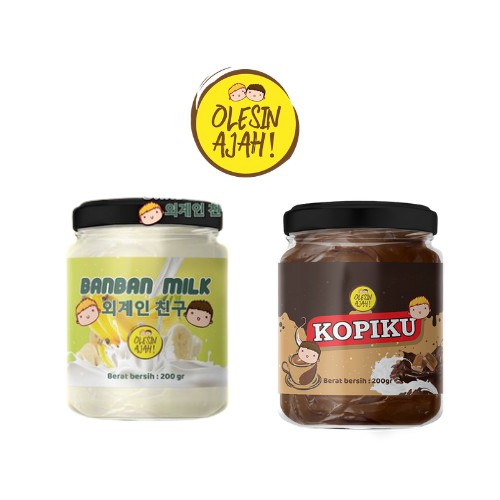

Promo OlesinAjah Selai Ban Ban Milk 200Gr + Kopiku 200Gr