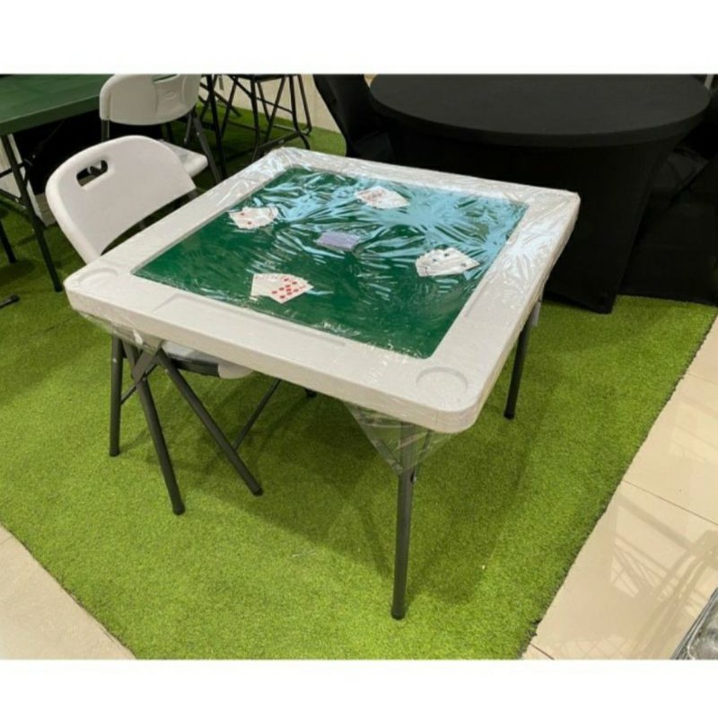 Krisbow Meja Mahjong Table Meja Poker Table Meja Teras Lipat Serbaguna