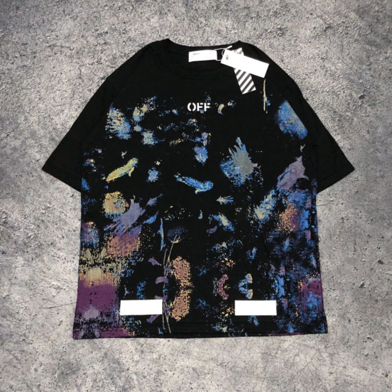 TSHIRT OFF WHITE GALAXY / TSHIRT OFF WHITE / KAOS OFF WHITE / BAJU OFF WHITE