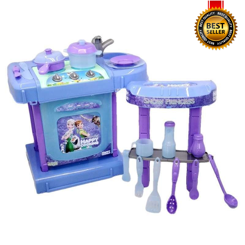 Mainan Kitchen Play Set Frozen Mainan Masak Dapur Anak