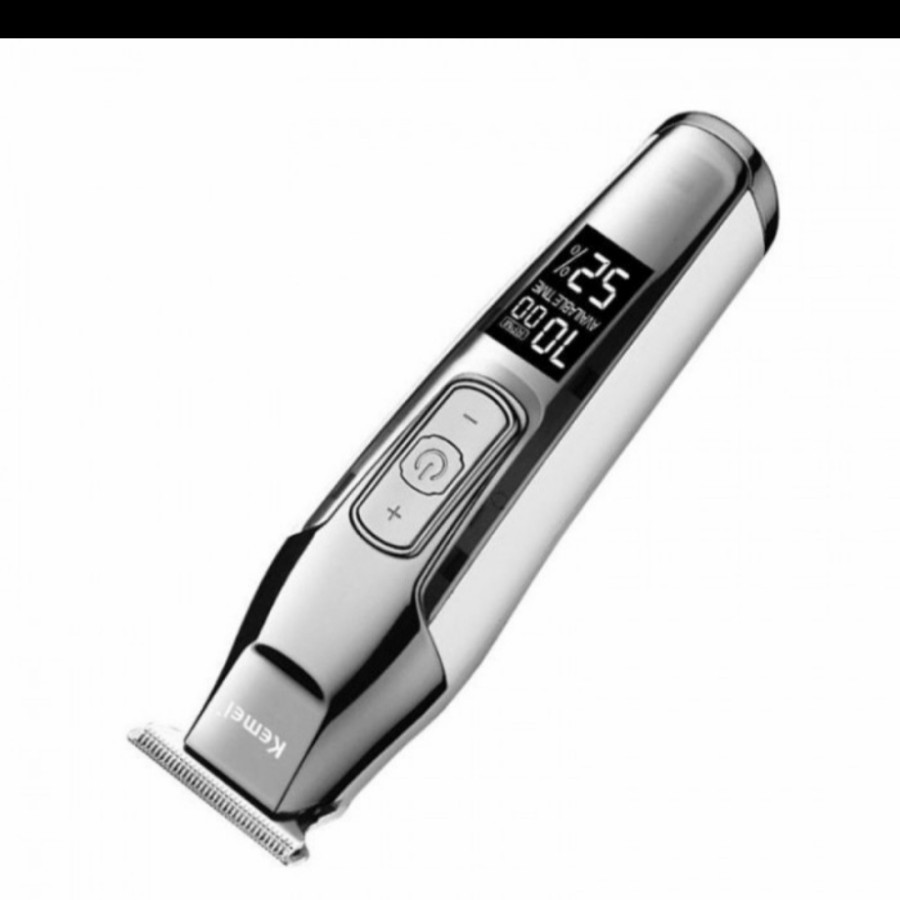 Alat Cukur Rambut Cas Kemei KM-5027 Lcd Display - Hair Trimmer Km 5027