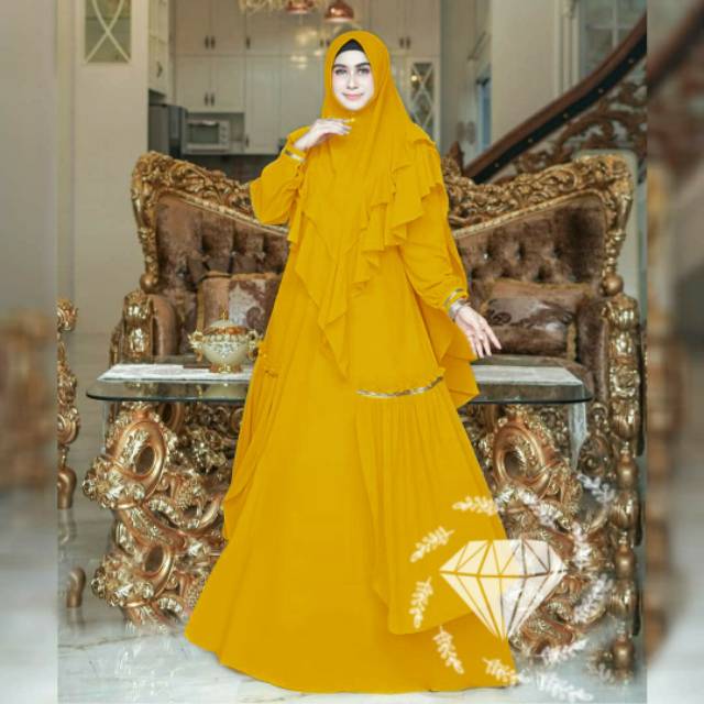 SYARI ADELLE, MOSCREPE PREMIUM, GAMIS HIJAB MUSLIM, MAXY DRESS