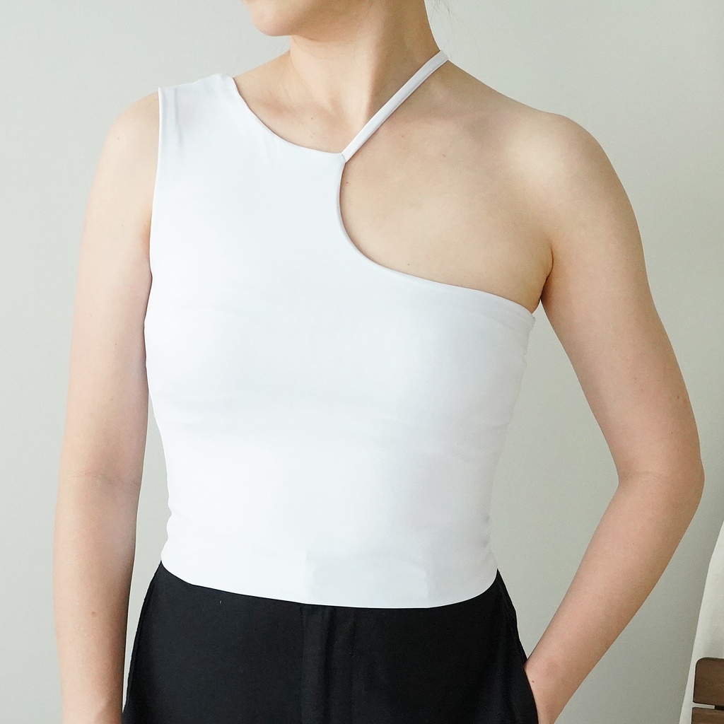 Korean Crop Tank Top Atasan Wanita Crop Top Korea 004