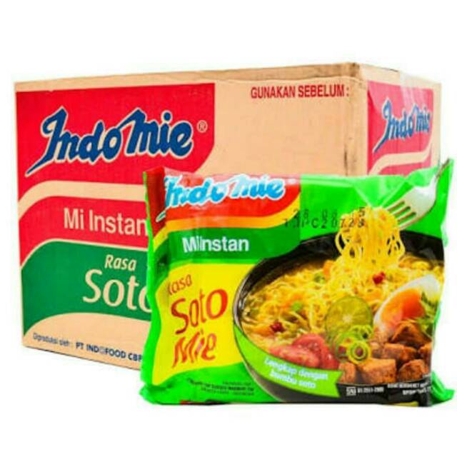 

Indomie rasa soto 1dus isi 40