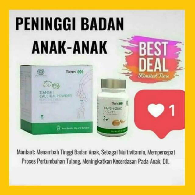 

kalsium peninggi badan