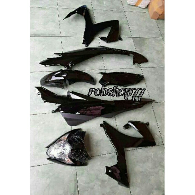 FULL SET BODY HALUS SUZUKI SATRIA FU FACELIFT/SATRIA FU FL HITAM