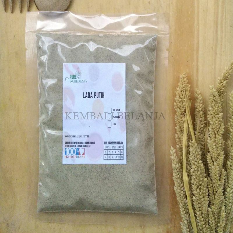 Lada Putih/ Merica Putih Bubuk 100 Gram