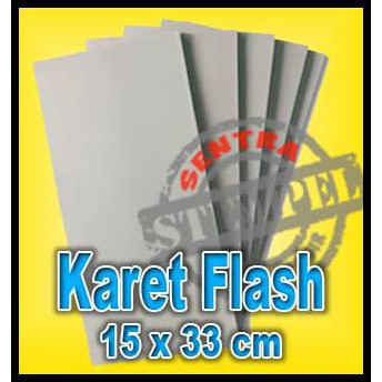 

(Murah!!) Karet Stempel Flash / Bahan Stempel Warna, 6 Lbr