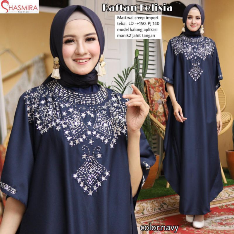 KAFTAN FELICIA JUMBO | LD 150cm Pj 140cm | KAFTAN JUMBO
