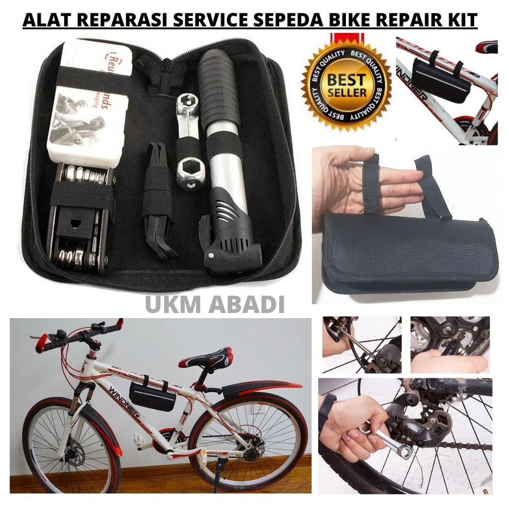 Bike Repair Tool Kit Paket Alat Perlengkapan Reparasi Ban dan Service Sepeda  111163