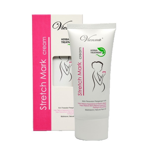 Vienna Strech Mark Cream - Perawatan Strechmark dan Selulit Aman dan Natural BPOM - 80ml