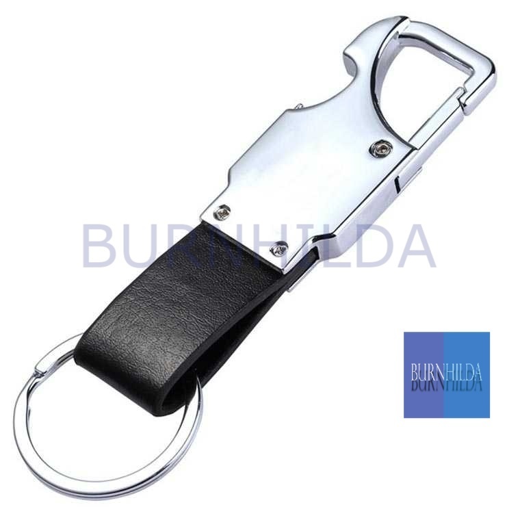 Gantungan Kunci Mobil Multifungsi Zinc Alloy PU Leather accesoris mobil burnhilda