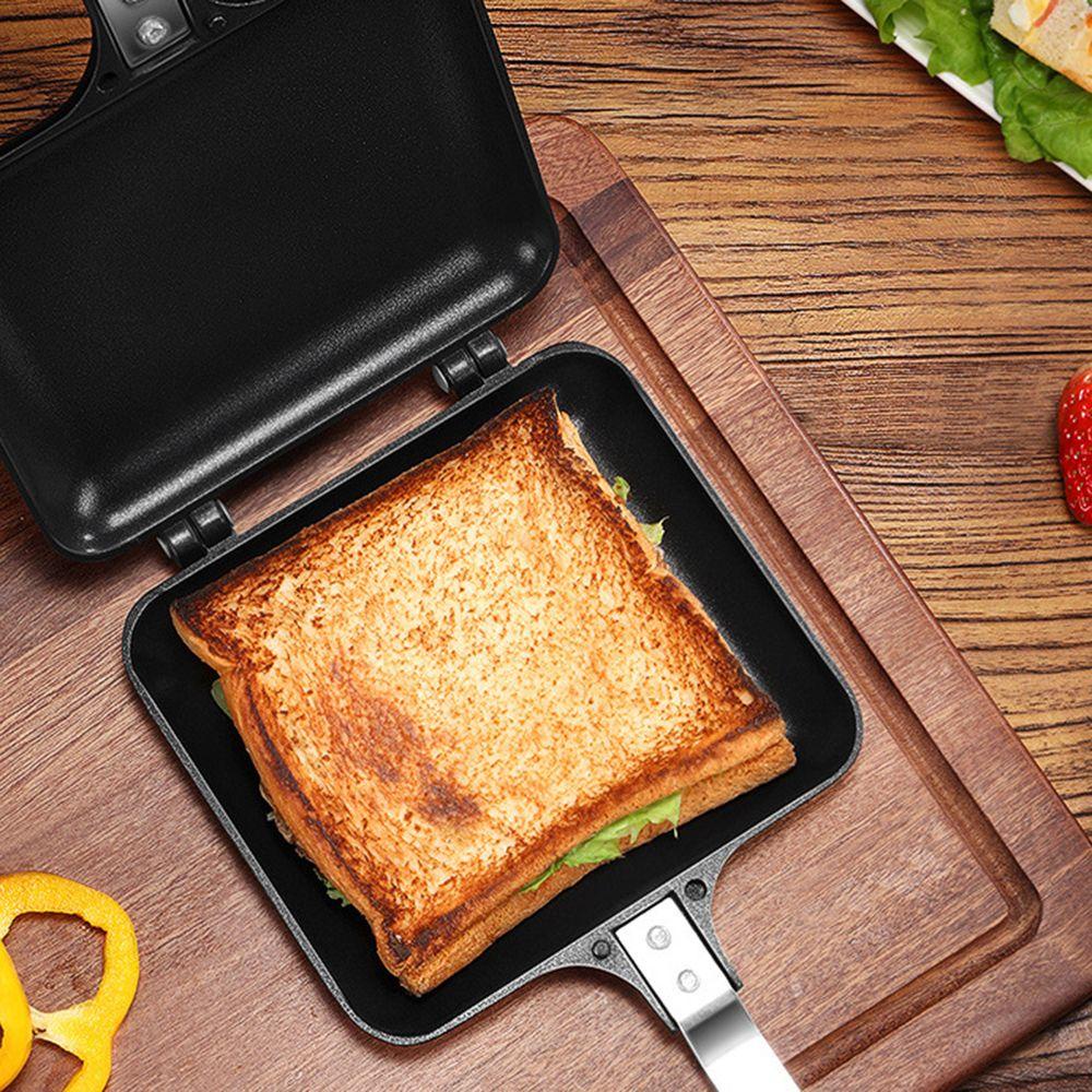 Solighter Sandwich Maker Peralatan Masak Alat Waffle Pancake Baking Aksesoris Panggangan Lipat