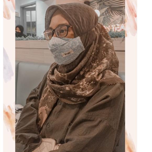 ECONSAVE masker kain 3d, hijab fashion