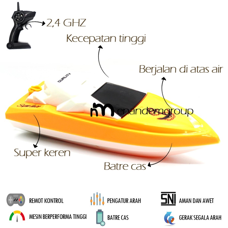 Remote Control Kapal Speed Boat High Speed
