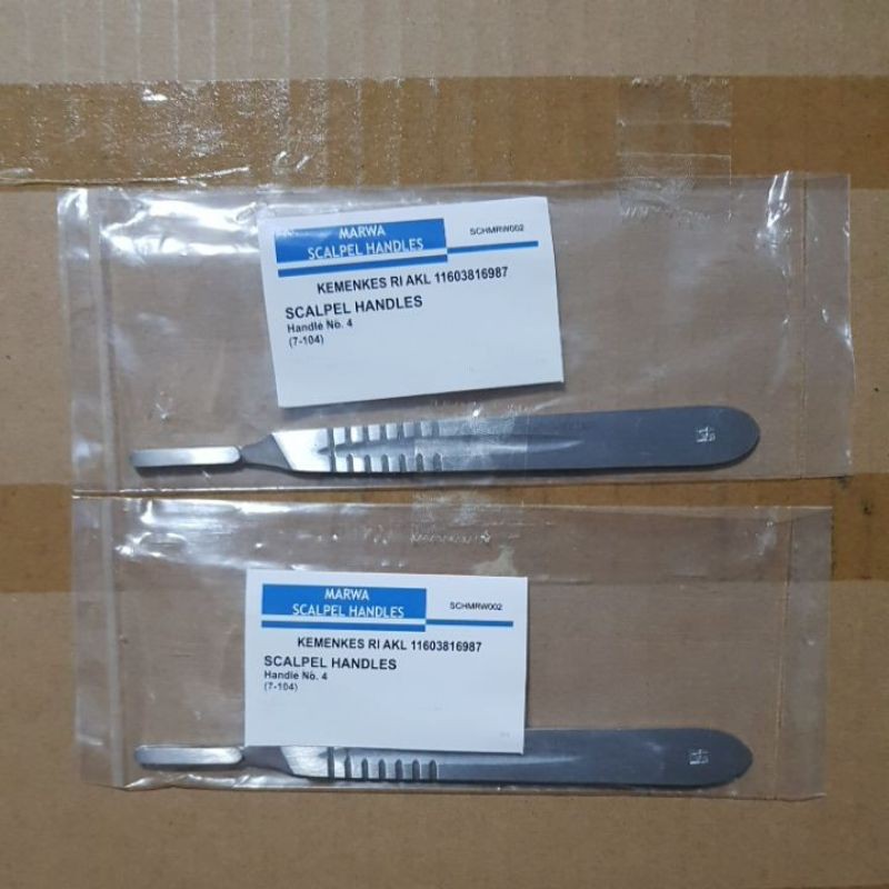 SCALPEL HANDLE No. 4 / Gagang Pisau no 4 / Scapel Handle