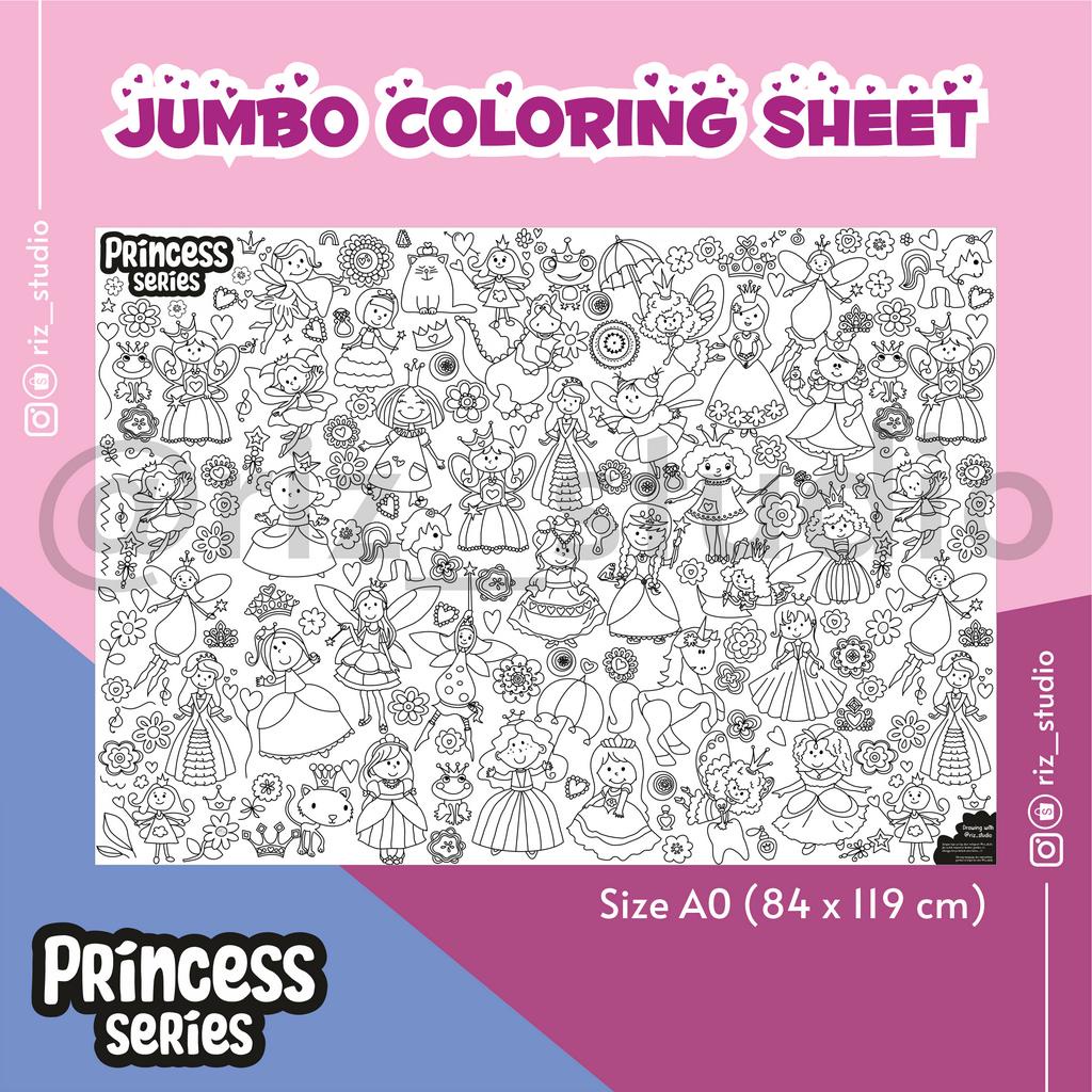 

Kertas Mewarnai Ukuran Jumbo (Jumbo Cloring Sheet)