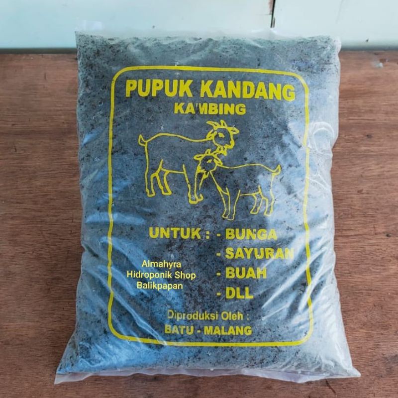 Pupuk Kambing Srintil Berat +/- 1.8 kg - Kohe Kambing Halus - Kandang kompos