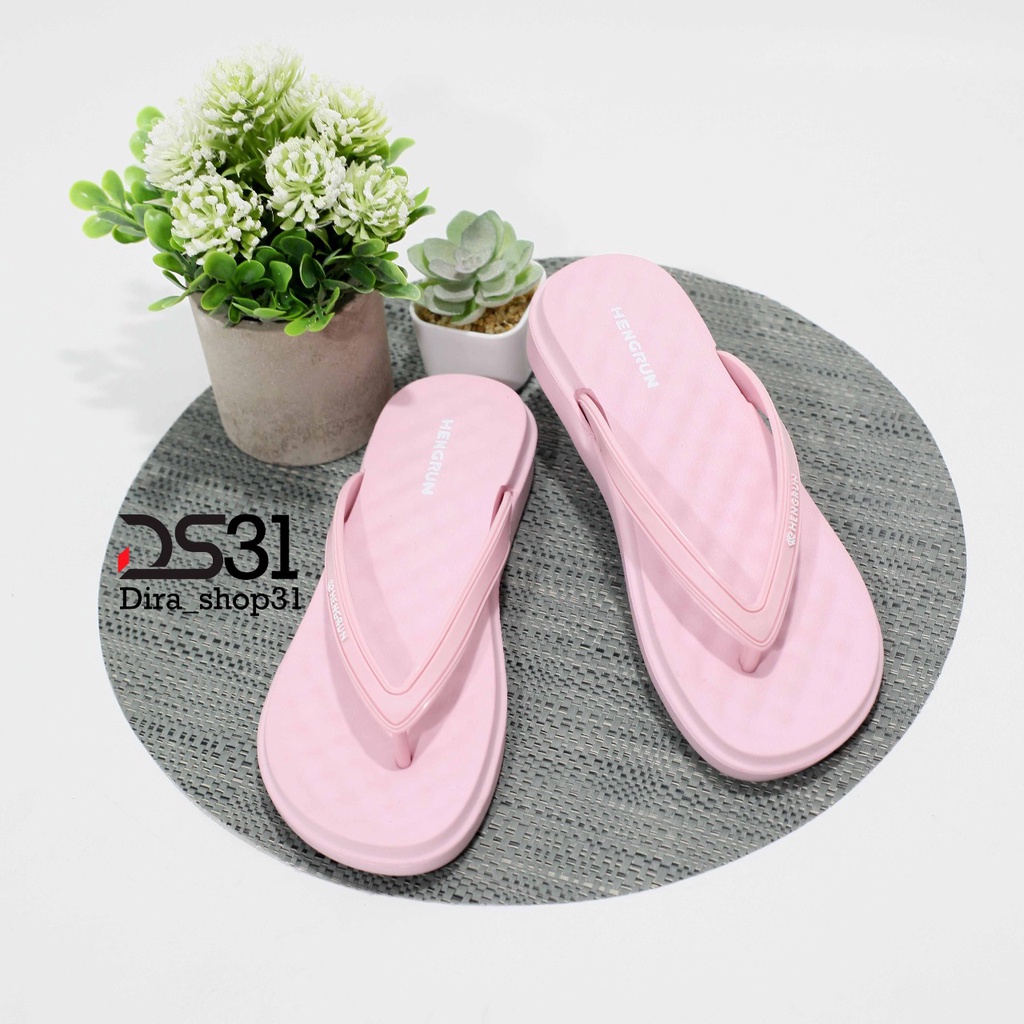 SANDAL JEPIT HENGRUN |SENDAL KEKINIAN |SENDAL CASUAL HENGRUN EMPUK DAN ENTENG