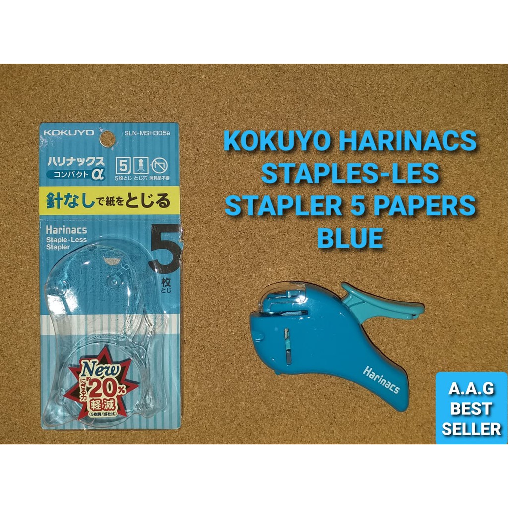 

KOKUYO HARINACS STEPLES-LES SPEPLER 5 PAPERS BLUE