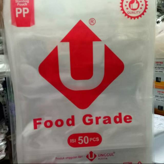 Standing Pouch Plastik Berdiri Plastik Makanan Bungkus Makanan Plastik Klip Kemasan uk 20x29cm