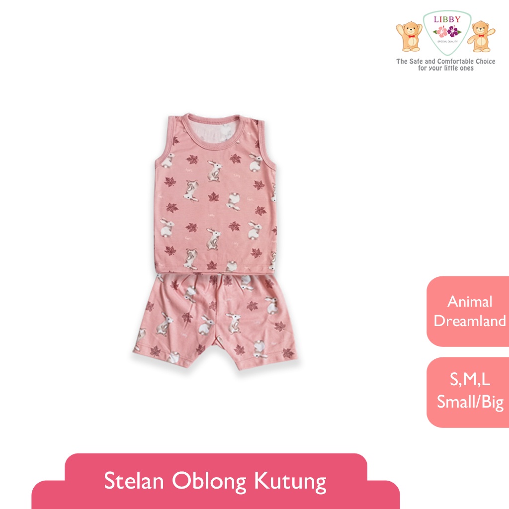 LIBBY Stelan Oblong Kutung Motif Animal Dreamland