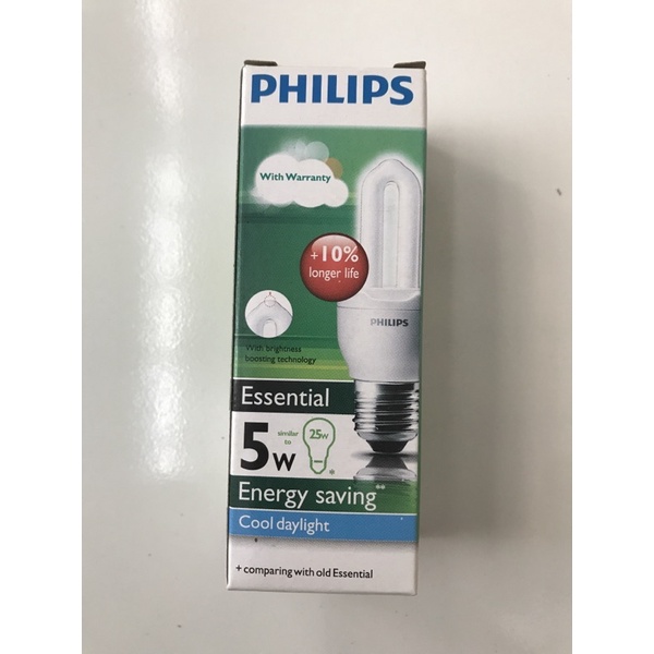 philips essential lampu jari 5 watt