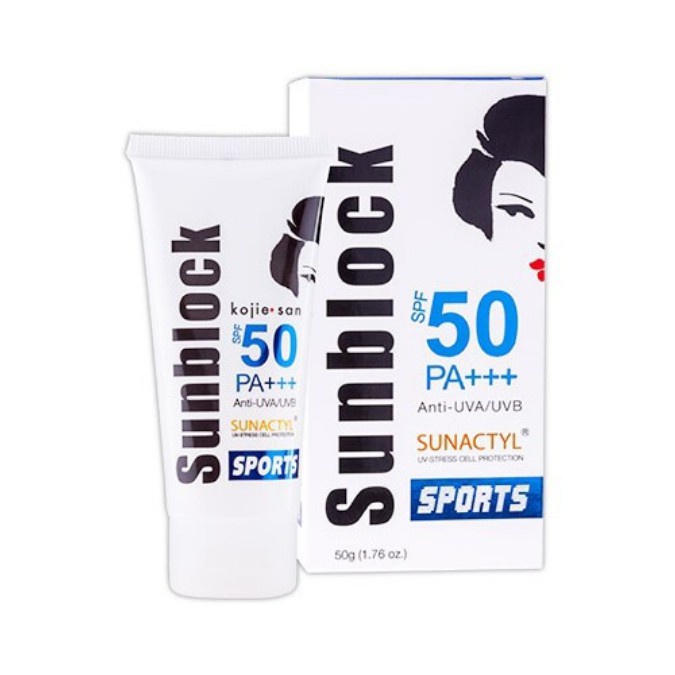 ✿ELYSABETHME✿ Kojie sunscreen SPF50+++ pelindung wajah sunblock sun screen anti UVA UVB