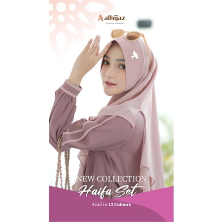 Gamis HaifaSet by AlHijaz warna Lavender size S