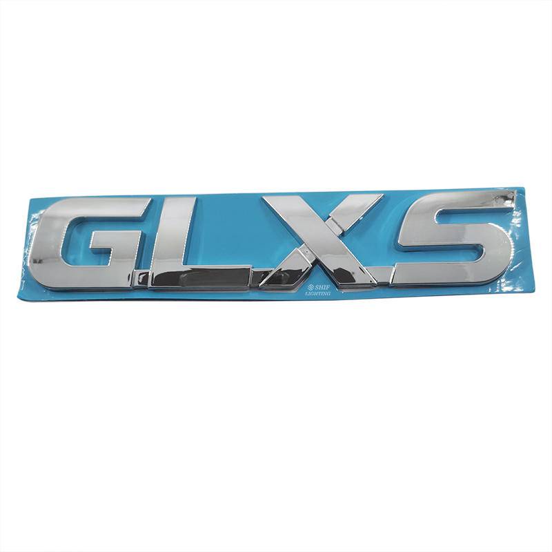 1 X ABS GLXS Letter Logo Auto Car Rear Emblem Badge Sticker Decal Replacement For Toyota HILUX GLXS