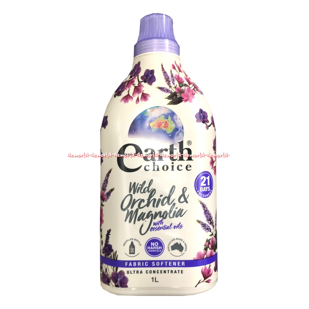 Earth Choice Wild Orchid &amp; Magnolla 1L Fabric Softener Wangi Anggrek EarthChoice