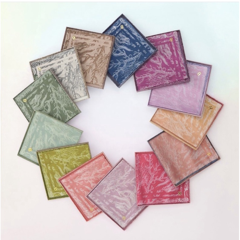 Buttonscarves x mmehuillet El mar minarco voal pinky sky pinky sand cluody