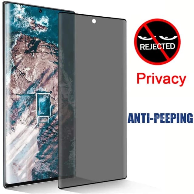 SAMSUNG S22 / S22 PLUS / S21 FE / S21 / S21 PLUS TEMPERED GLASS PRIVACY ANTI SPY FULL COVER