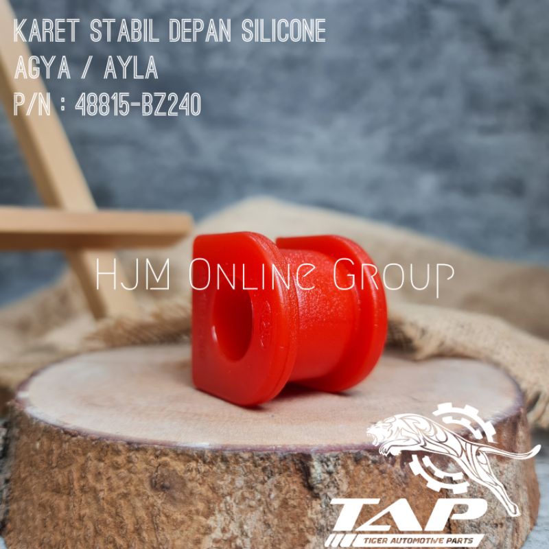 KARET STABILIZER DEPAN - KARET STABIL ROTI AGYA AYLA SILOCONE MERAH