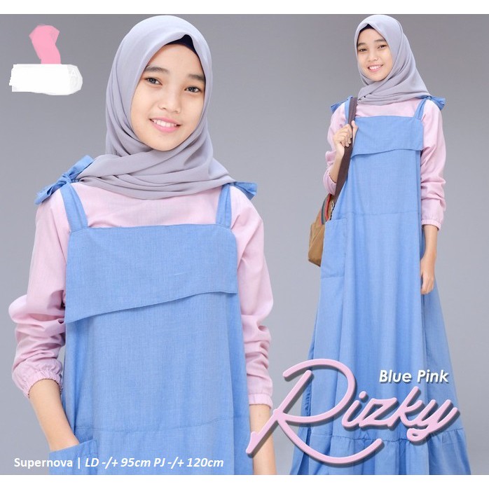 Rizky Dress Anak Tanggung | Fashion Muslim | Pakaian Anak Tanggung | Anak ABG | Myta Olshop