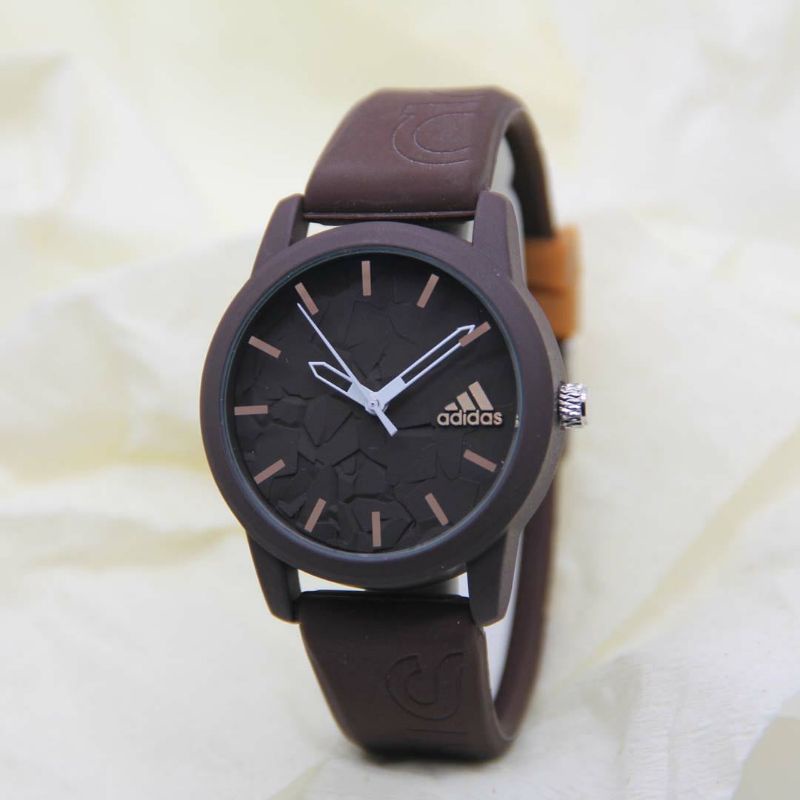 (AG) READY LG YA ,,,,,,,JAM TANGAN WANITA ADIDAS NEW COLLECTION FASHION WANITA TALI RANTAI KARET RUB
